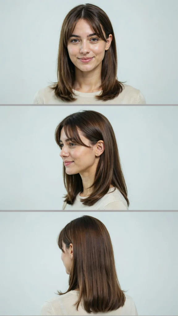Sleek Alt Cut with Curtain Bangs