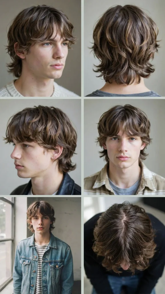 Wavy Layered Side Part