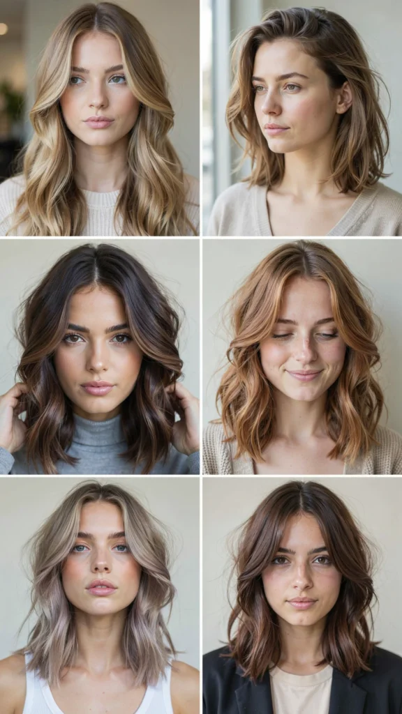 Butterfly Haircut for Chubby Faces
