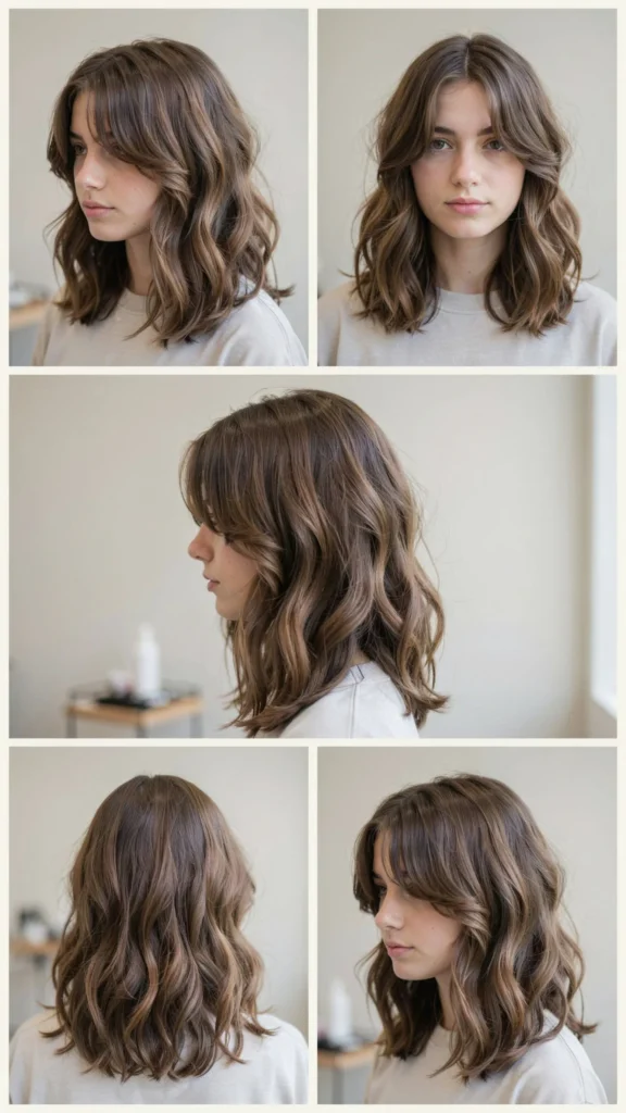 Thick Wavy Hair With Airy Layers
