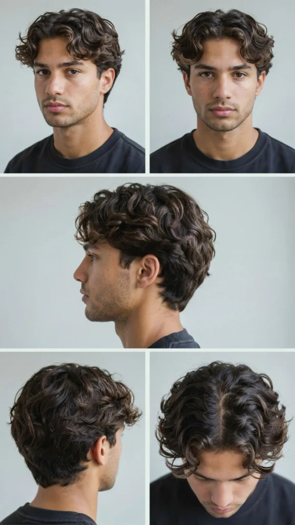 Wavy Layered Haircut for Curly-Wavy Hair