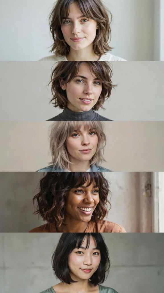 17. Short Shag With Bangs