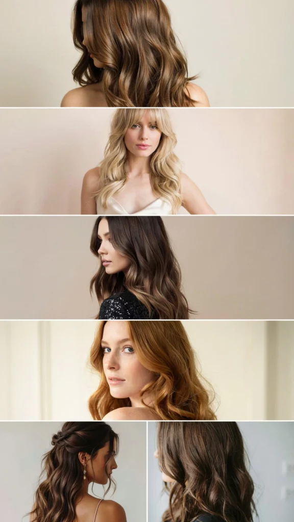 Long Wavy Layers With Glamorous Blowout
