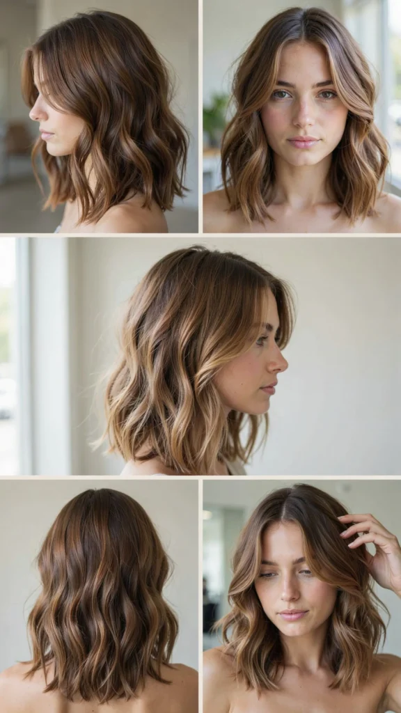 Medium Wavy Layers With Caramel Pieces