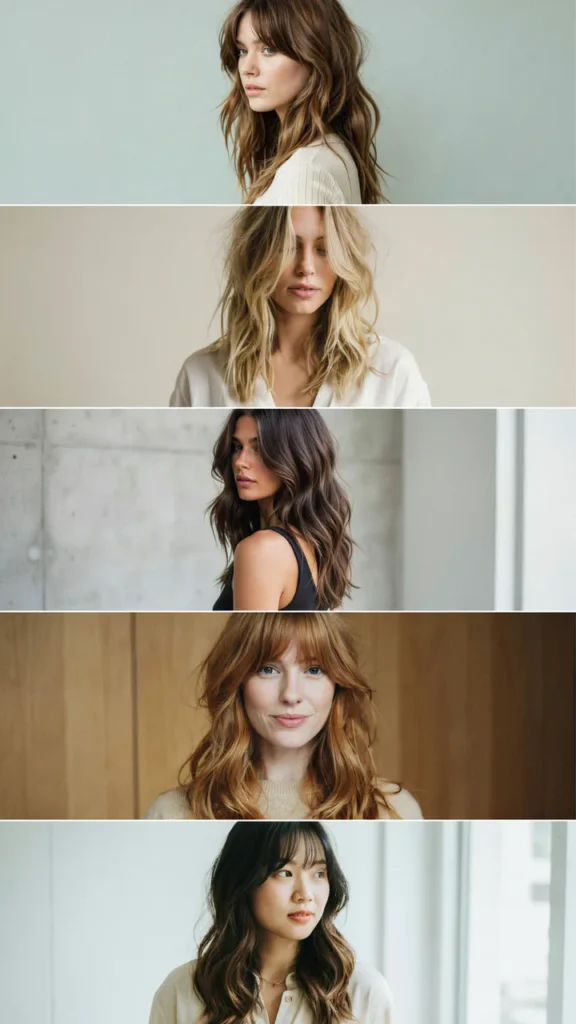 Long Wavy Shag Haircut