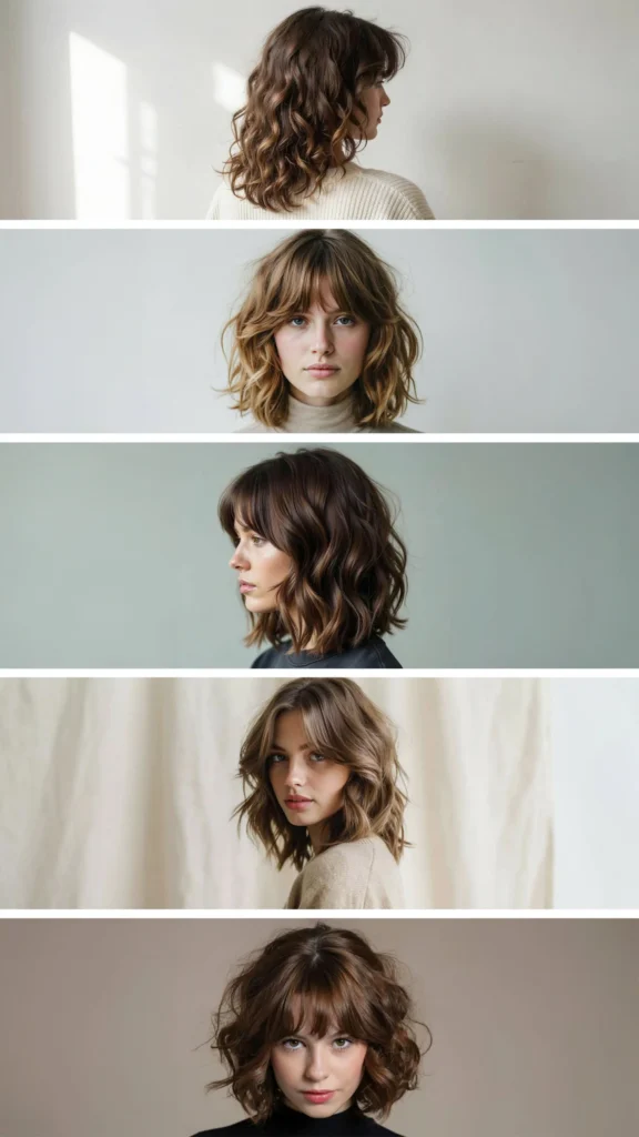15. Layered Curly Wolf Cut