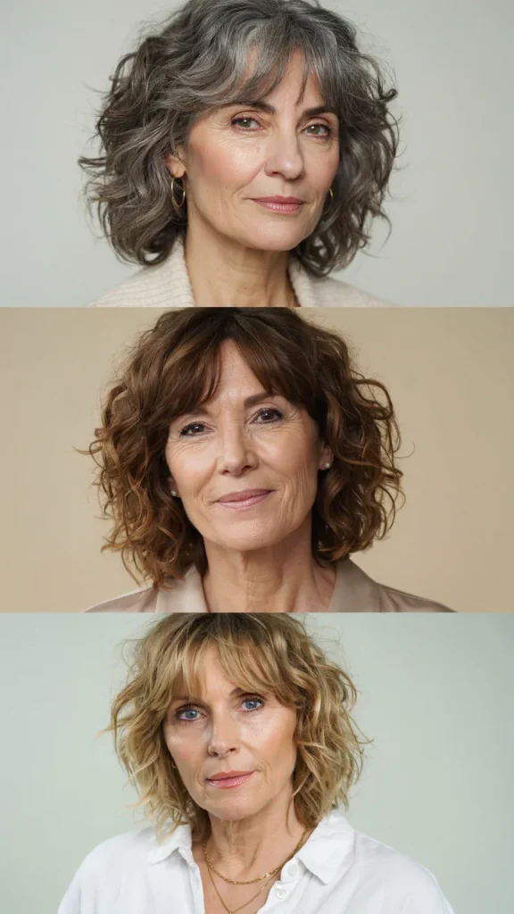 Curly Shag With Soft Bangs