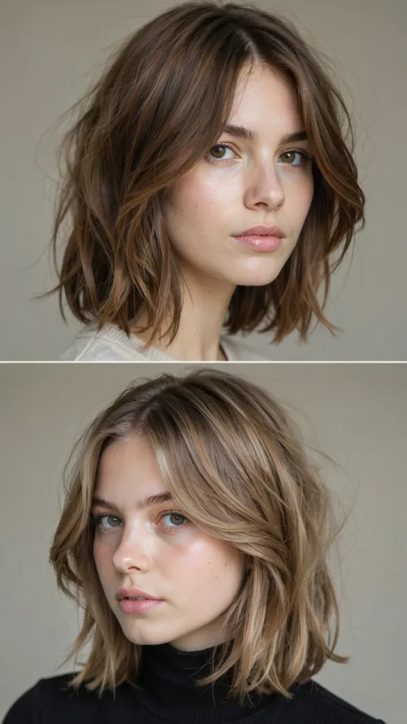  Shag With Side Part