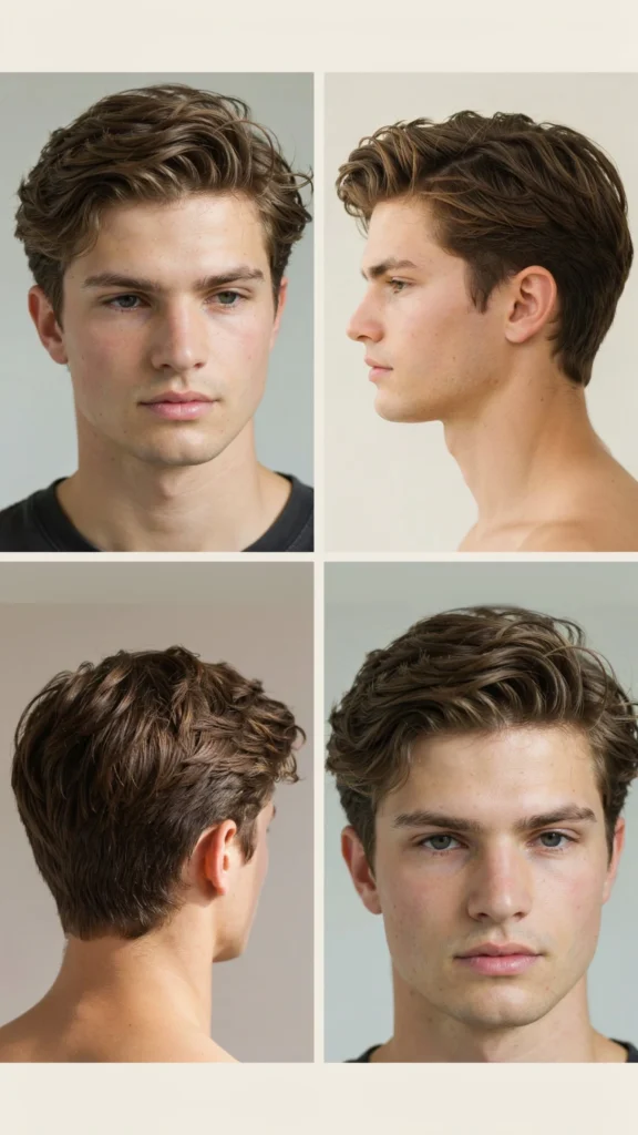 Wavy Layered Quiff