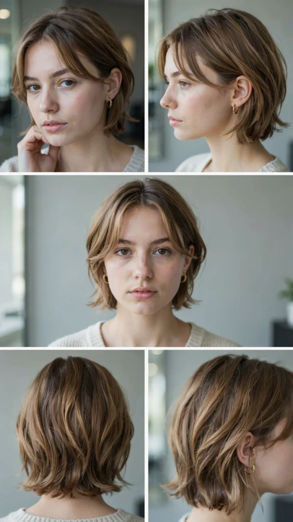 16. Short Choppy Bob