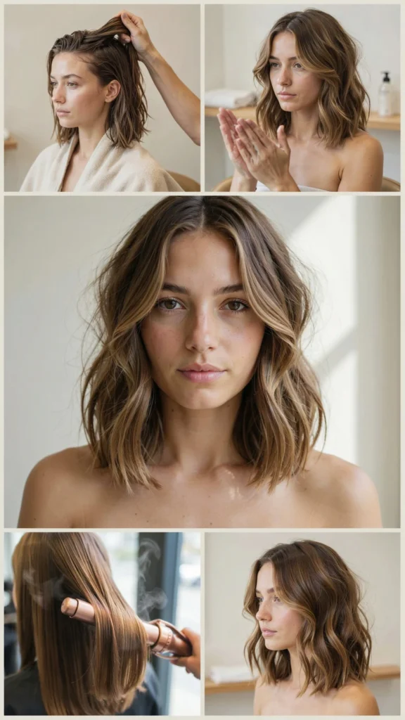 Layered Wavy Lob