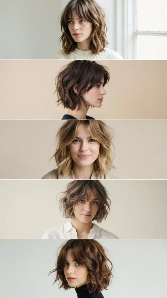 Short Shaggy Wavy Layers