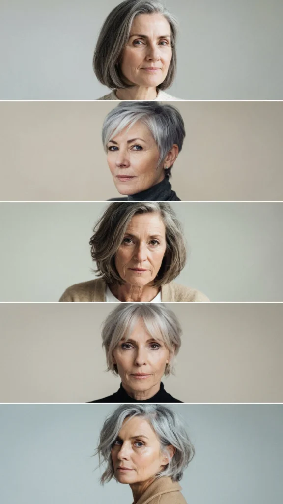 26. Soft Salt-and-Pepper Short Cut