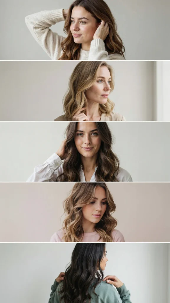 Long Wavy Hair With Invisible Layers