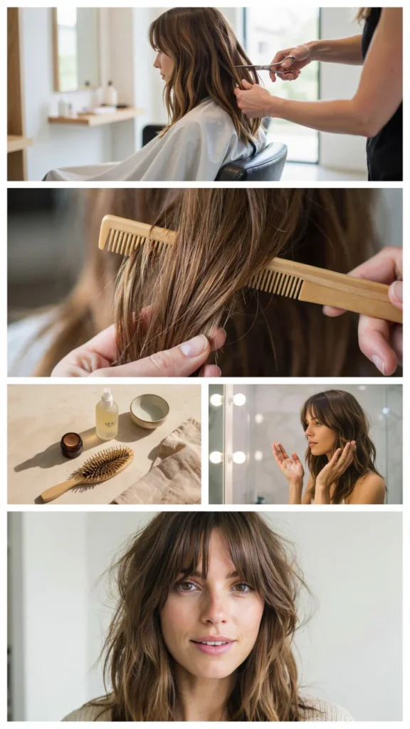 Long Shag Haircut Maintenance