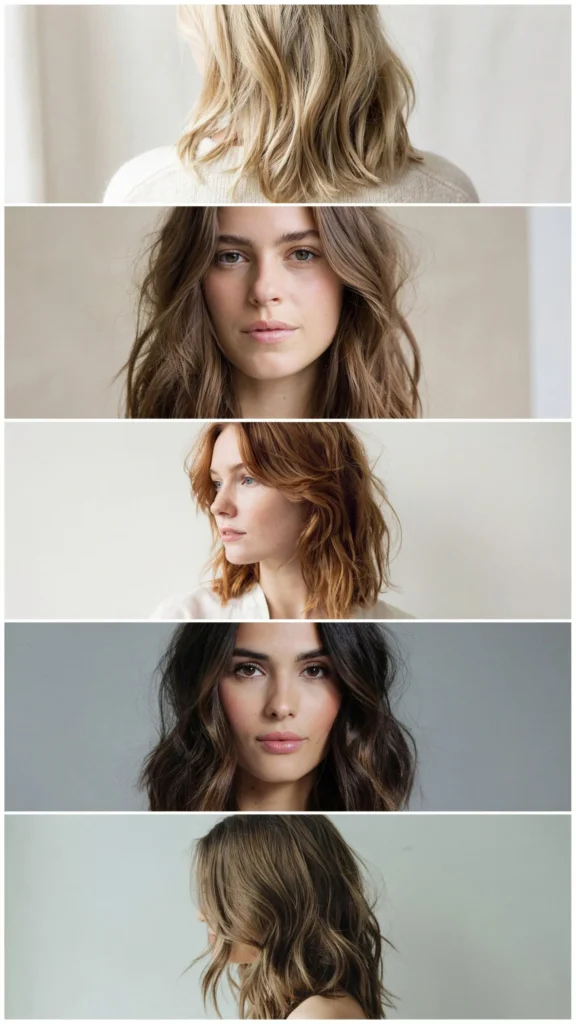 Medium Wavy Layers With Feathered Ends