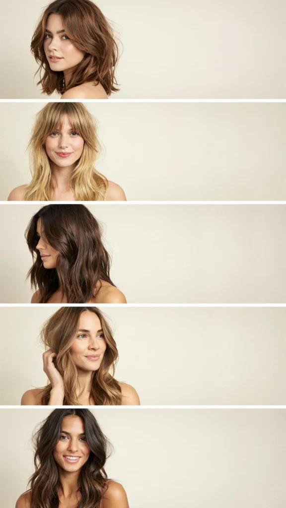  Choppy Long Layers With Feathered Face Framing