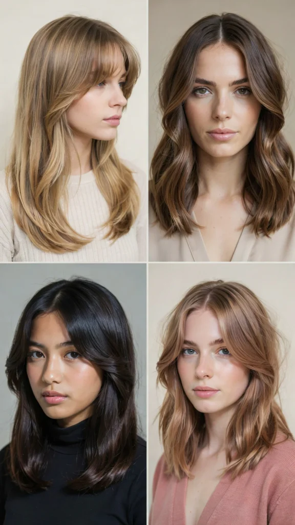 2. Long Butterfly Layers With Face Framing Volume