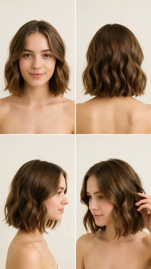 15. Short Wavy Bob