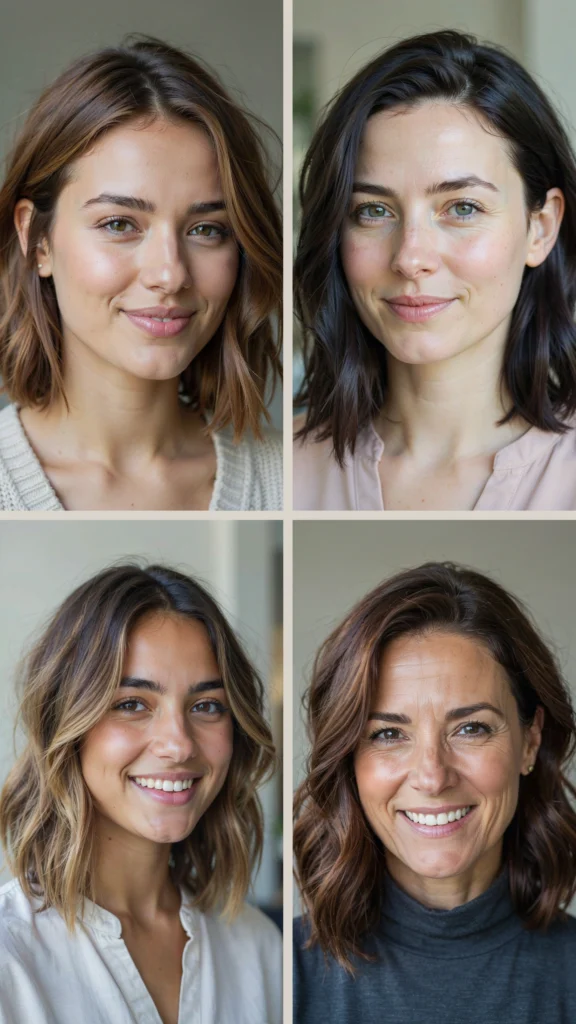 4. Textured Bob With Longer Front Pieces