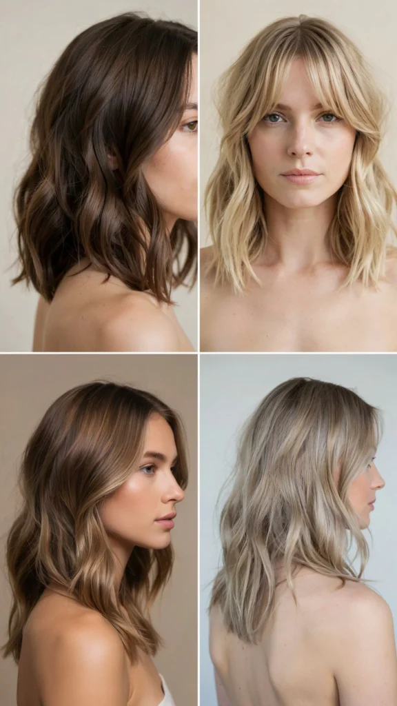 Face-Framing Medium Wavy Layers