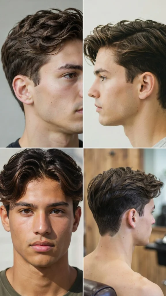 Short Wavy Layers With Tapered Sides