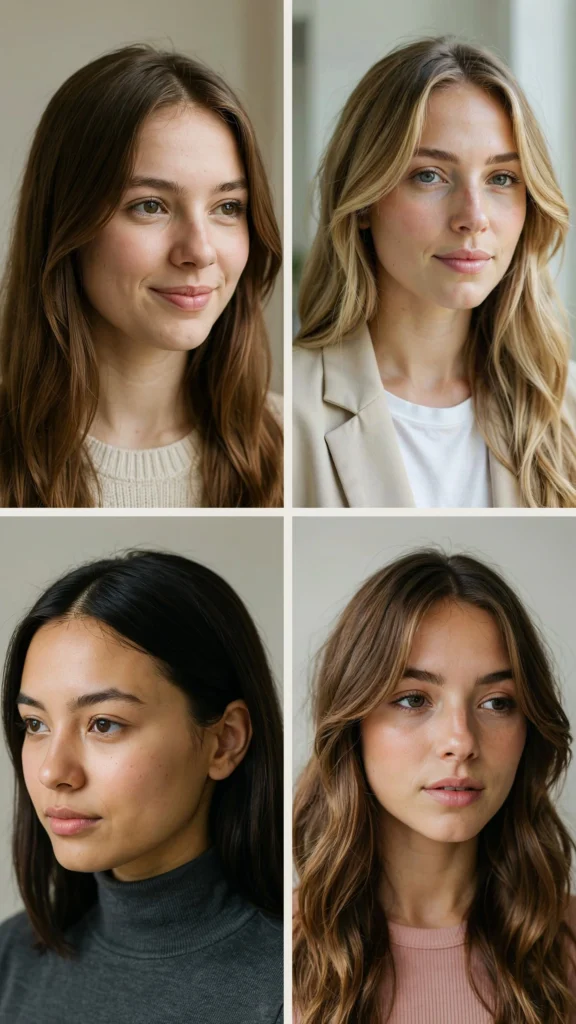 Long Side-Swept Bangs
