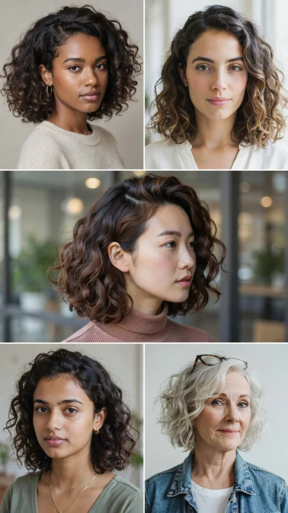 Short Curly Bob