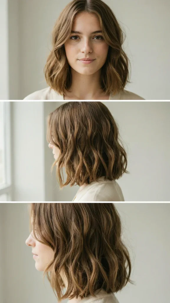  Shoulder-Length Layers for Fine Wavy Hair