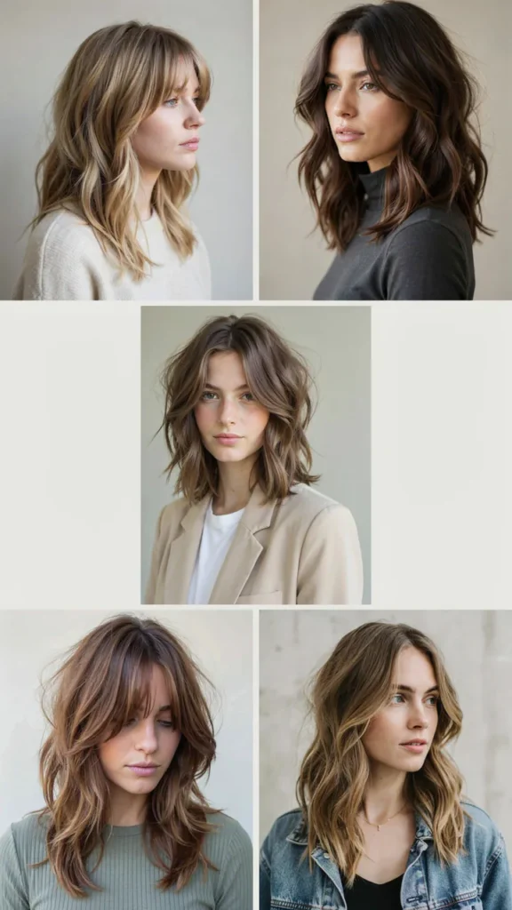 Wavy Medium Shag Haircut