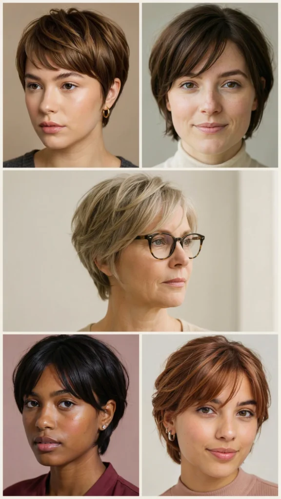 Layered Pixie With Side Bangs
