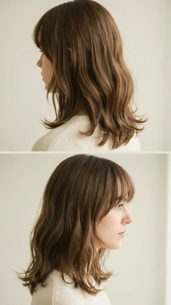 Thick Wavy Hair With Layers and Bangs