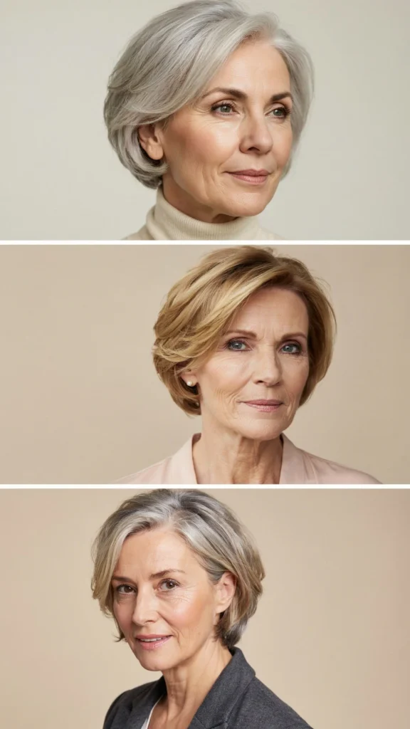 22. Rounded Pixie for a Soft Classic Finish
