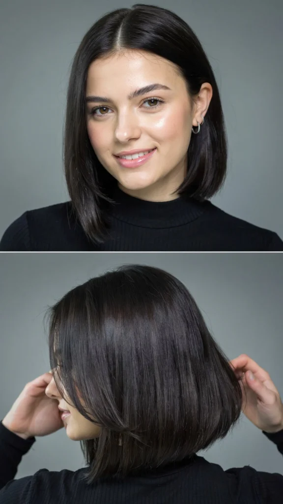 Sleek Asymmetrical Bob