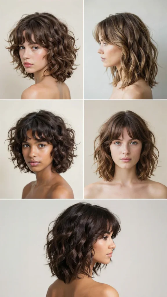 Curly Shag For Thick Hair