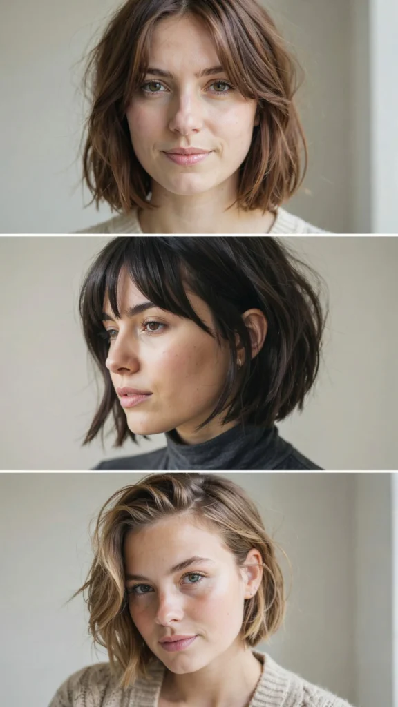 Short Razored Bob