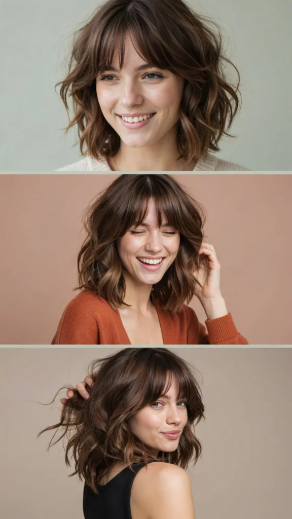 Curly Shag Haircut