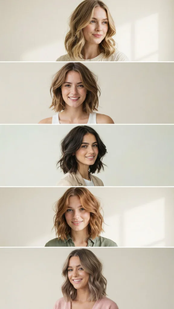 Medium Feathered Haircut