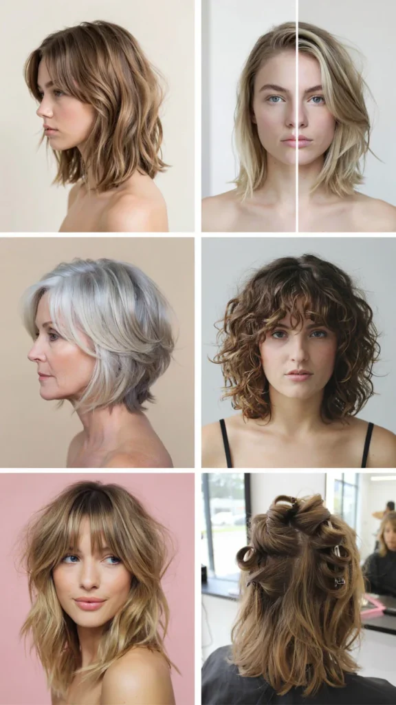 Short Layered Shag for Fine Hair
