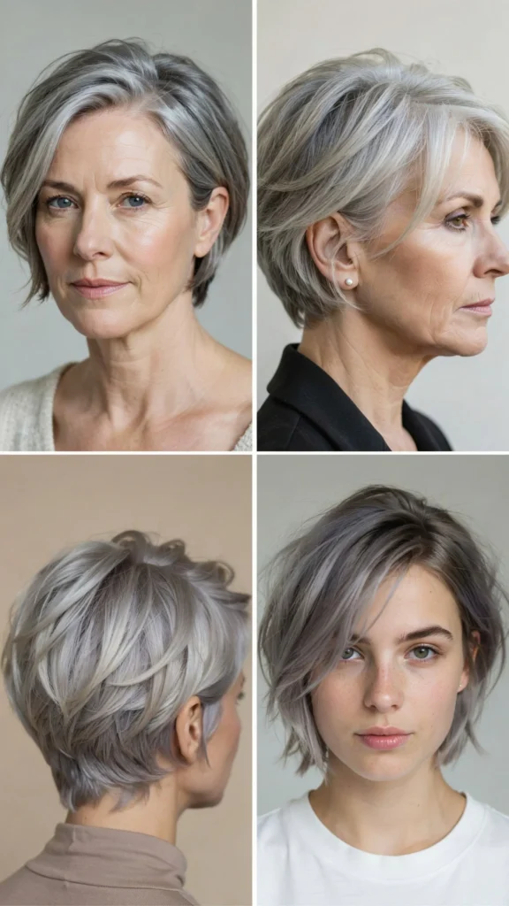 13. Gray Textured Pixie Bob