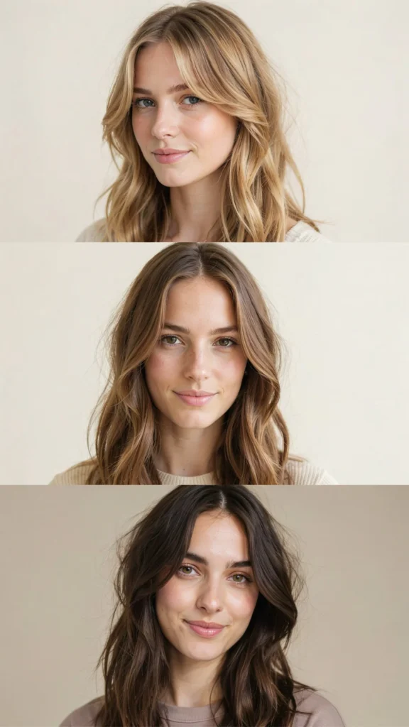 1. Long Soft Layers With Gentle Face Framing