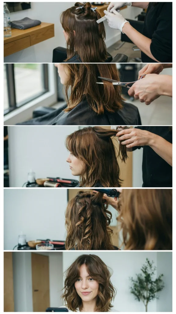 Wavy Layers With Textured Ends