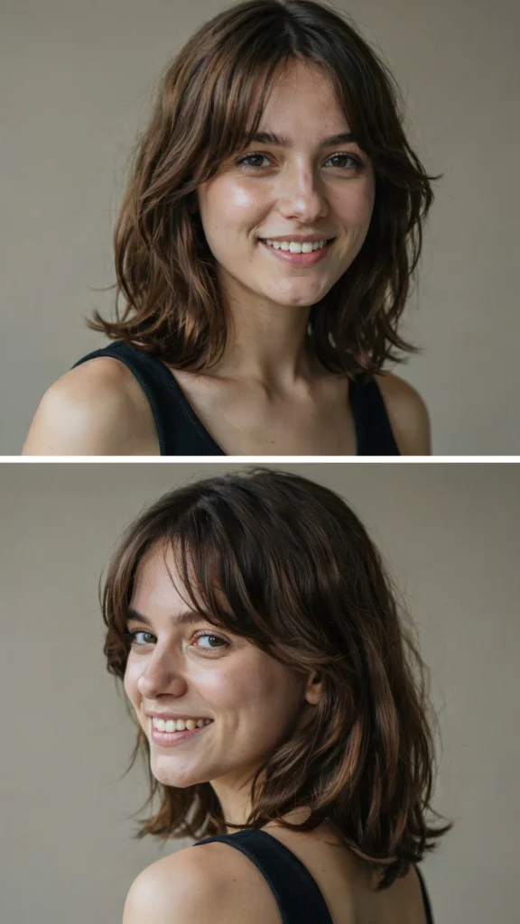  Medium Mullet With Soft Layers