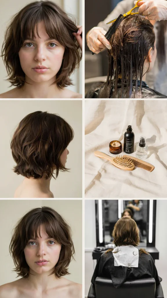 Short Shag Haircut Maintenance