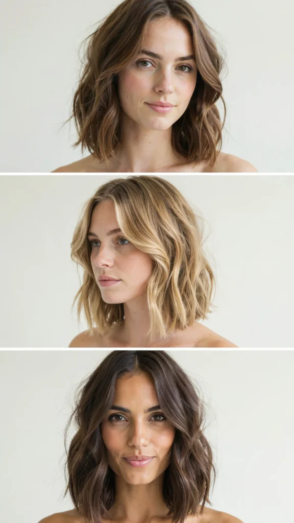 Wavy A-Line Bob