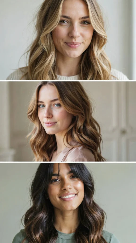 Long Hair With Side-Swept Layers