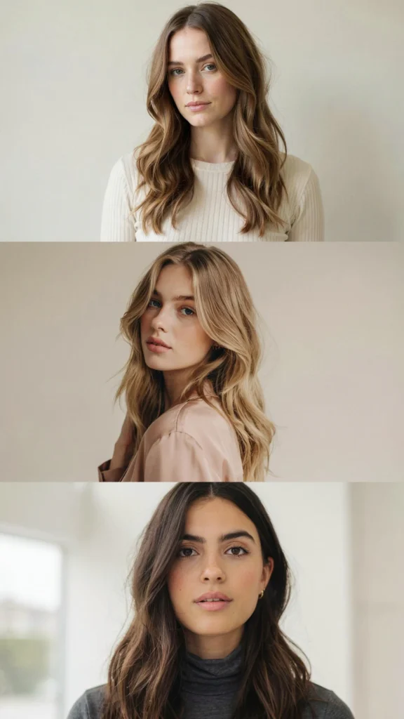Long Layered Cut With Side Part