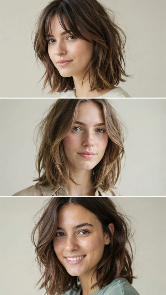 Choppy Long Layers With Textured Ends
