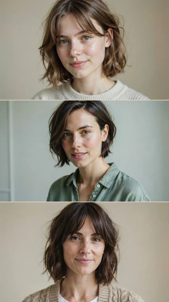  Short Haircut With Wispy Bangs