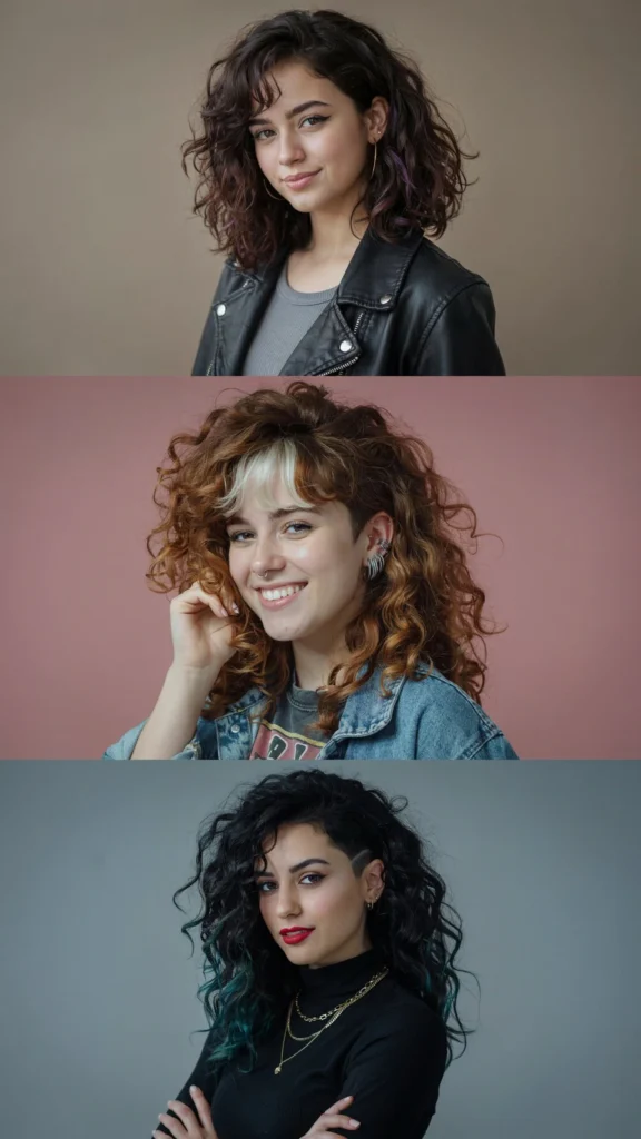 Curly Mullet